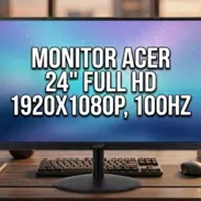 PUEDES PAGAR TANTO EN USD, EUROS O CUP EN EFECTIVO MONITOR ACER 24 "SELLADO EN CAJA CON PANTALLA IPS 179° FULL HD 1080p - Img 56993918