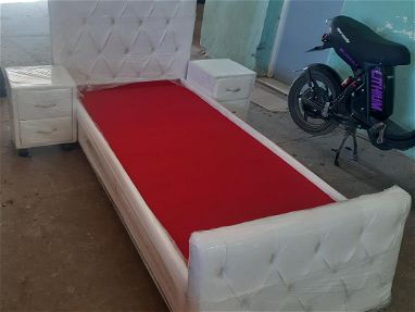 Vendo camas tapizadas - Img 66589088
