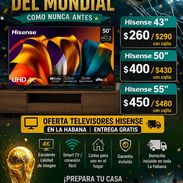 Televisor HISENSE Smart TV pantalla plana con cajita - Img 55914423