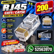 CONECTORES RJ45 CAT5 / CAT5E - Img 57645227
