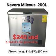‼️Nevera Milexus 200L, 7.2 pies‼️6 meses de garantía‼️53220916 - Img 56038224