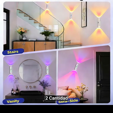 6 Luces LED RGB con  de movimiento - Img 124525451