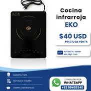 Cocina infrarroja 1500W EKO - Img 56927354