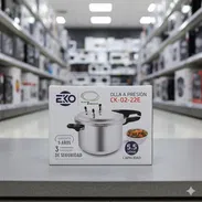 Olla de Presión de 3 pistones 5.5 Litros marca EKO *PRECIO 30 USD* - Img 53238529