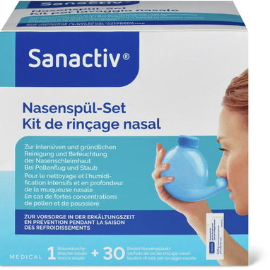 Kit de Enguaje Nasal Descogestionante Nasal para alivio de gripes , alergias , recuperación postquirurgica - 3/4