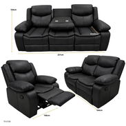 SOFÁ NUEVO MODERNO IMPORTADO. SOFÁ CAMA/SOFÁ EN L/SOFÁ CON PUFF/SILLÓN RECLINABLE. - Img 55895913