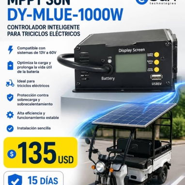MPPT SUN DY-MLUE-1000W para Triciclo - 2/2