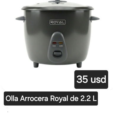 Ollas arroceras Royal de 1.8 y 2.2 litros - Img 122161076