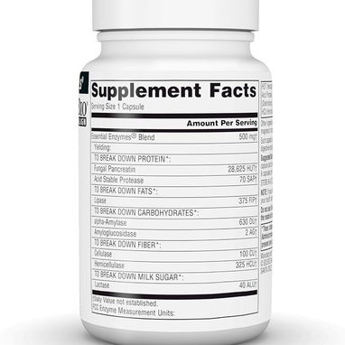 Enzimas Esenciales Diarias 500mg (Source Naturals · 60 cápsulas vegetarianas) - 4/7