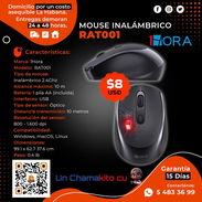 🚨 8USD🚨 MAS ECONÓMICO IMPOSIBLE. MOUSE INALAMBRICO 1HORA - 2.4HZ - 1600 DPI. MENSAJERÍA, FACTURA Y GARANTÍA. 54833699 - Img 50874512