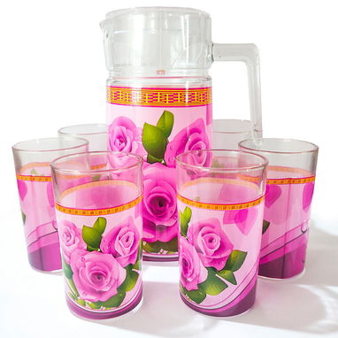 Juego de jarra con 6 vasos (DH) - Img 117427137