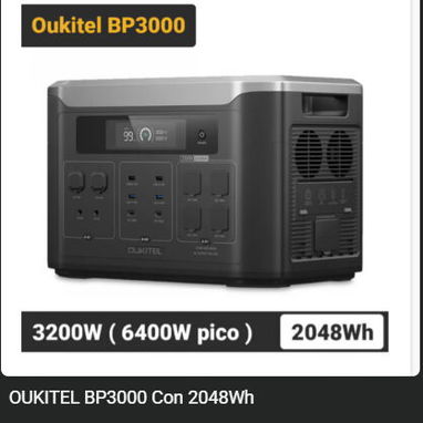 Estaciones de Energia Marca OUPES y Oukitel P0934-AV005 - 4/6