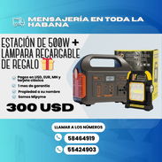 🪫Combo de estación de 500w + Lámpara recargable de regalo 💲 300 USD - Img 54799139