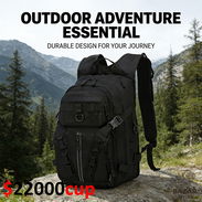 Mochila Táctica de Senderismo 23L JUMAHE con Sistema MOLLE y Multi-Bolsillos – Diseño Deportivo en Nailon Negro - Img 55588599