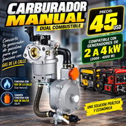 Carburador con regulador de gas para planta Eléctrica - Img 57617865