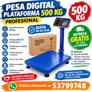 ⚖️ Pesa Digital 500kg Profesional | Báscula Plataforma 500kg | Nueva | Entrega Gratis | WhatsApp 53799748 - Img 49804324