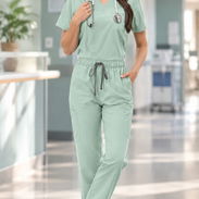 UNIFORMES / SCRUBS / PIJAMAS MÉDICOS O PELUQUERÍA PARA MUJER — LÍNEA MODERNA - Img 57541065
