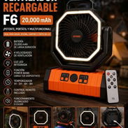 VENTILADOR RECARGABLE F6 - Img 57285880