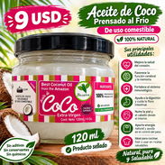 Aceite de coco comestible extra virgen prensado al frío 120ml - Img 57811178