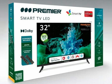 Smart tv 32'' Premier nuevo en caja con domicilio - Img 64207391