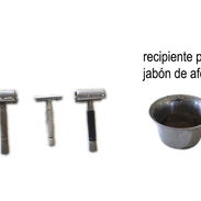 Se venden maquinas de afeitar antiguas y recipiente para jabon - Img 55331978
