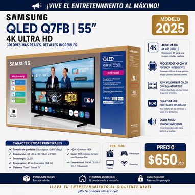 TV de 32” - 55” ( modelos 2025 ) LG , Samsung , Hisense ( Las mejores marcas ) - Img 122402601