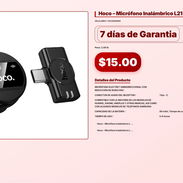 Hoco – Micrófono Inalámbrico L21 Charm . - Img 57102394