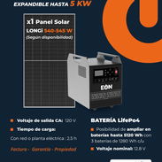 Estación de Carga 1KW con panel solar - Img 55405756