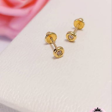 Variedad de aretes de oro 10k originales calidad garantizada - Img 122580445