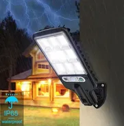 Potente lámpara LED Solar para exterior con remoto y sensor de movimiento. Nueva en su caja! Sellado. - Img 50606430