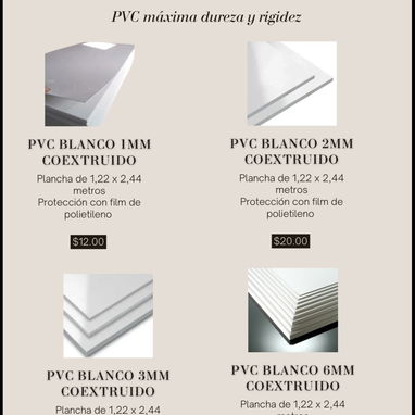 PVC, acrílicos, WPC, materiales rígidos y flexibles para impresión y montaje - 2/10