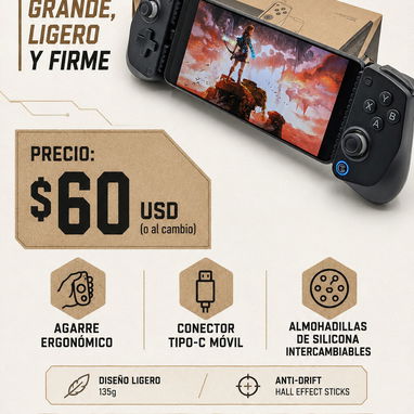 Controles para celular / Gamepad Bluetooth – Android, iPhone, PC y consolas - 3/3