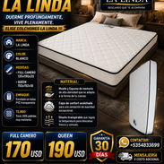 🛌 COLCHONES🛌 LA LINDA QUEEN Y FULL CAMERO - SELLADOS AL VACIO. MENSAJERÍA CON FACTURA. 📲 54833699 - Img 55725902