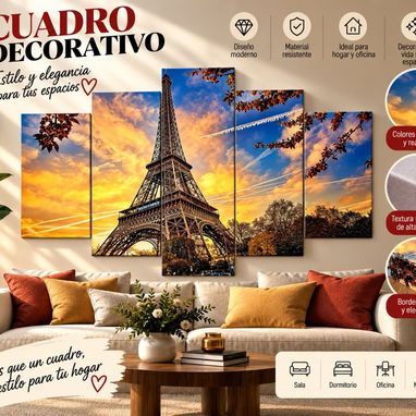 Cuadros decorativos  (Impresos en lienzo y montados en marcos de madera) - 2/10