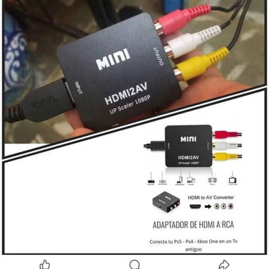 Cajita de convertidor de HDMI a AV en venta ‼️ - Img 97170133