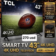 smart tv TCL 43 pulgadas 4k. venta de tv ‼️ - Img 55506201