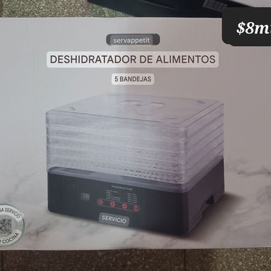 Batidora personal, ventilador, máquina para hacer palomitas, mini proyector, deshidratador de alimentos y más - Img 120963404