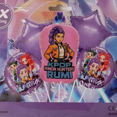 Set de 5 globos K Pop - Img 120953579