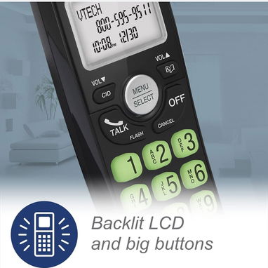 VTech VG131-21 - Teléfono Inalámbrico DECT 6.0 con 2 auriculares 🌐 - Img 127595317