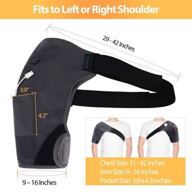 🔥💆‍♀️ ALMOHADILLA TÉRMICA USB PARA HOMBROS 💆‍♂️🔥  Ideal para brindar calor y confort en la zona de los hombros y bra - 2/3