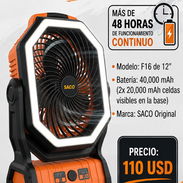 Ventilador recargable F16 - Img 56948195