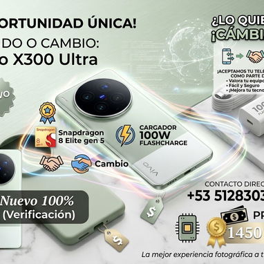 Vendo o Cambio , IPHONE 17 Pro Max (1000$) , 100% de bat , esim con trabajo hecho , se da con la linea puesta, 51283035 - Img 123578654