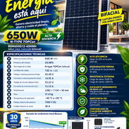 Paneles bifaciales de 650W venta por cantidad y por unidad contáctenos al 53492054 - Img 58100559