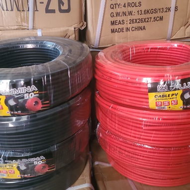 Cable fotovoltaico AWG 10 Q7 Luminia (Rollo de 50m) - 2/3