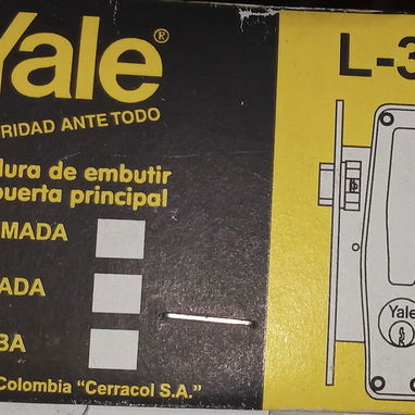 Cerradura Yale L-370– Hecha en Colombia, traída de USA - 2/3