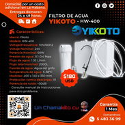 💲180💲FILTRO DE AGUA KIYOCO HW-400. MENSAJERÍA CON FACTURA Y GARANTÍA. TLF 54833699 - Img 50958710
