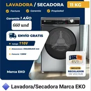Lavadora/ secadora 11kg marca eko - Img 56370487