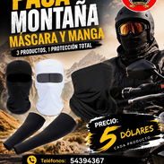 GORROS PASAMONTAÑAS, MÁSCARAS Y MANGAS PRECIO: 5 dólares o el equivalente Teléfonos: 54394367 53574997 (SOLO POR WhatsA - Img 56344550