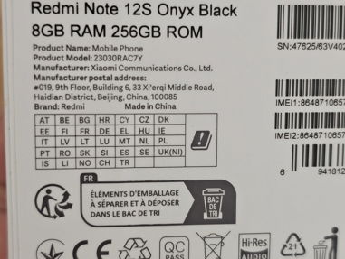 Xiaomi Redmi Note 12S 6.43" 108MP 8Gb/256Gb Dual Sim sellado en caja + Garantía 52905231 - Img 58726531