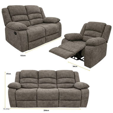 Juegos de sala 3,2,1 reclinable importado - Img 122904943